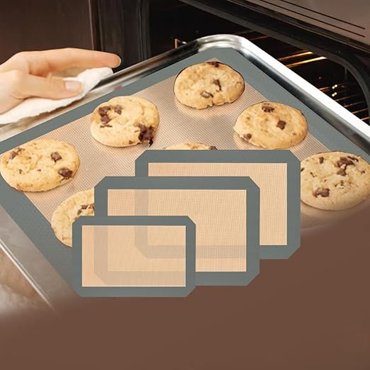 Reusable Silicone Baking Mats – 2 Pack Non-Stick Sheets