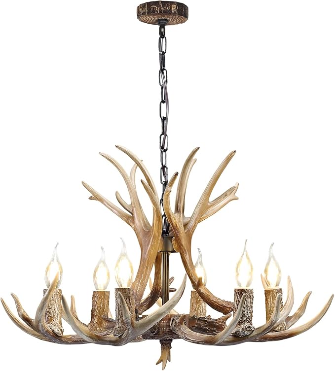 HUITICO Vintage Chandelier Lighting