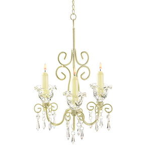 Shabby Elegance Scrollwork Chandelier