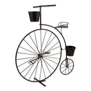 Old-Fashioned Bicycle Plant Stand