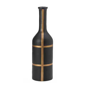 Iberia Black and Gold Vase