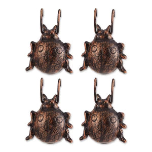 Ladybug Cast Iron Pot Hanger Set of 4