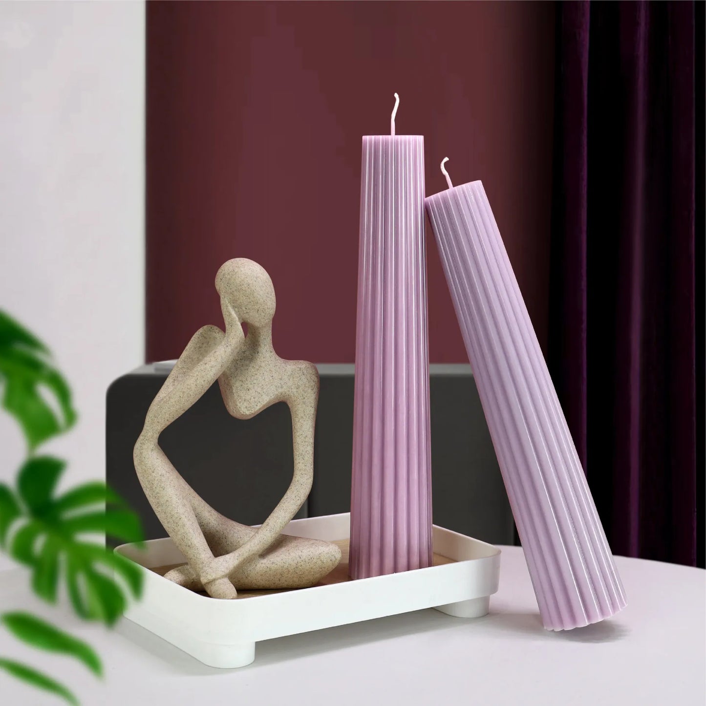 Long Rod Plastic Candle Mold for Diy Candle Making - Perfect for Weddings and Parties