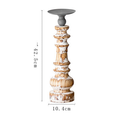 Wooden Candlestick Post for American Furniture