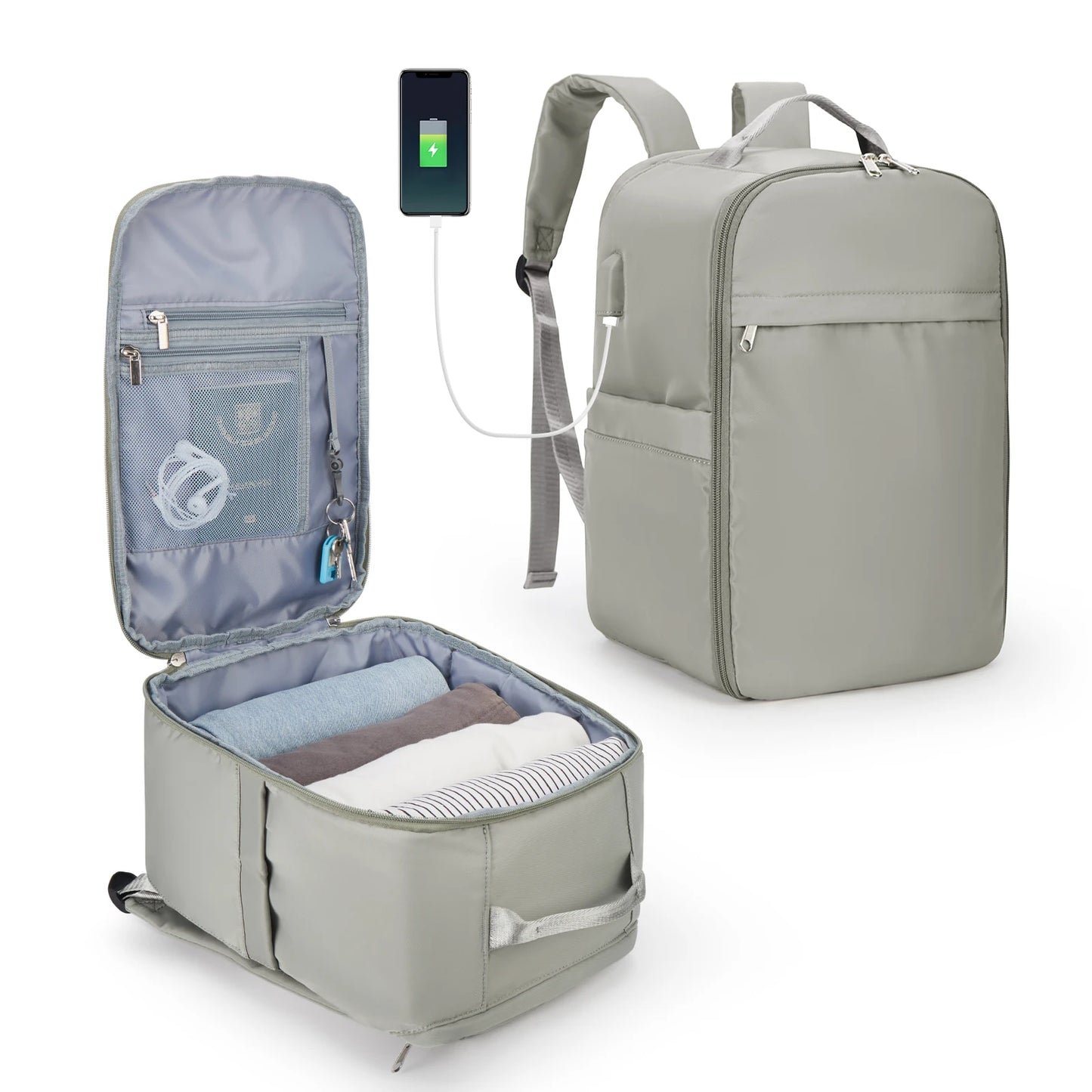 Ryanair Backpack 40x20x25 Cabin Bag, Hand Luggage Travel Backpack for Easyjet Cabin Bag 45x36x20, Laptop Backpack for Women/Men