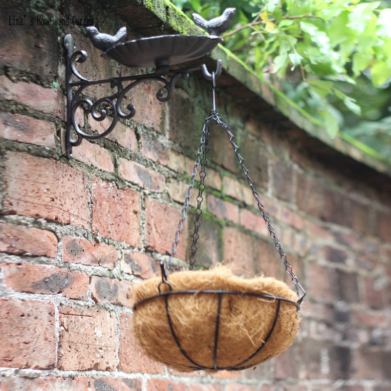 Vintage Cast Iron Bird feeder