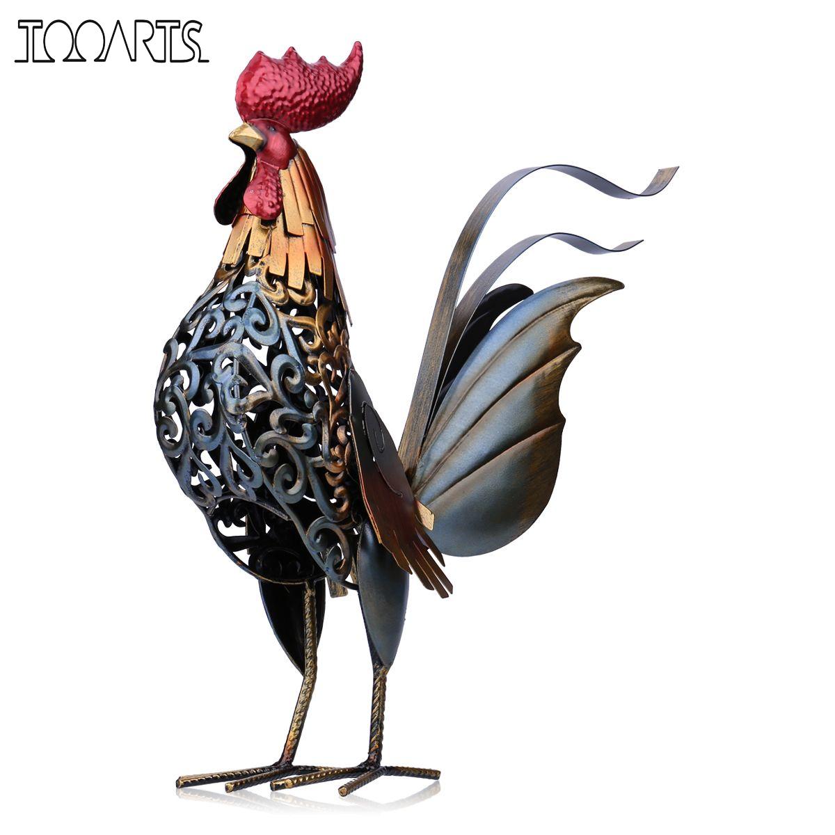 Colorful Craft Iron Rooster