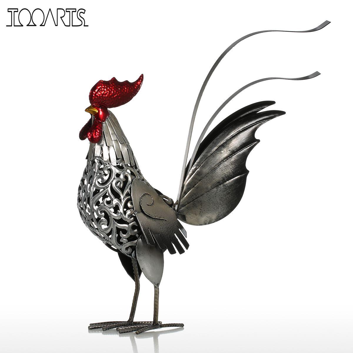 Silver Craft Iron Rooster