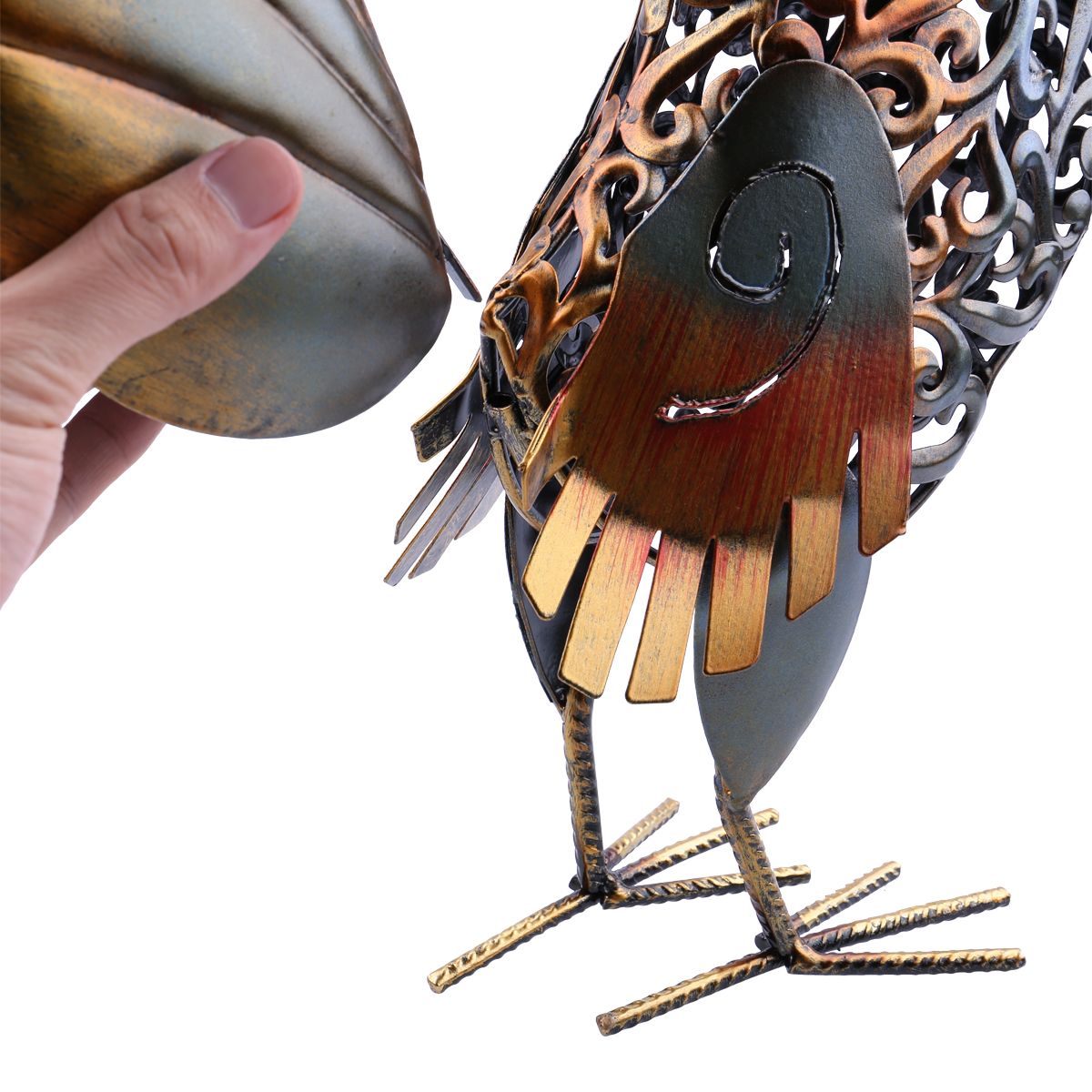 Colorful Craft Iron Rooster