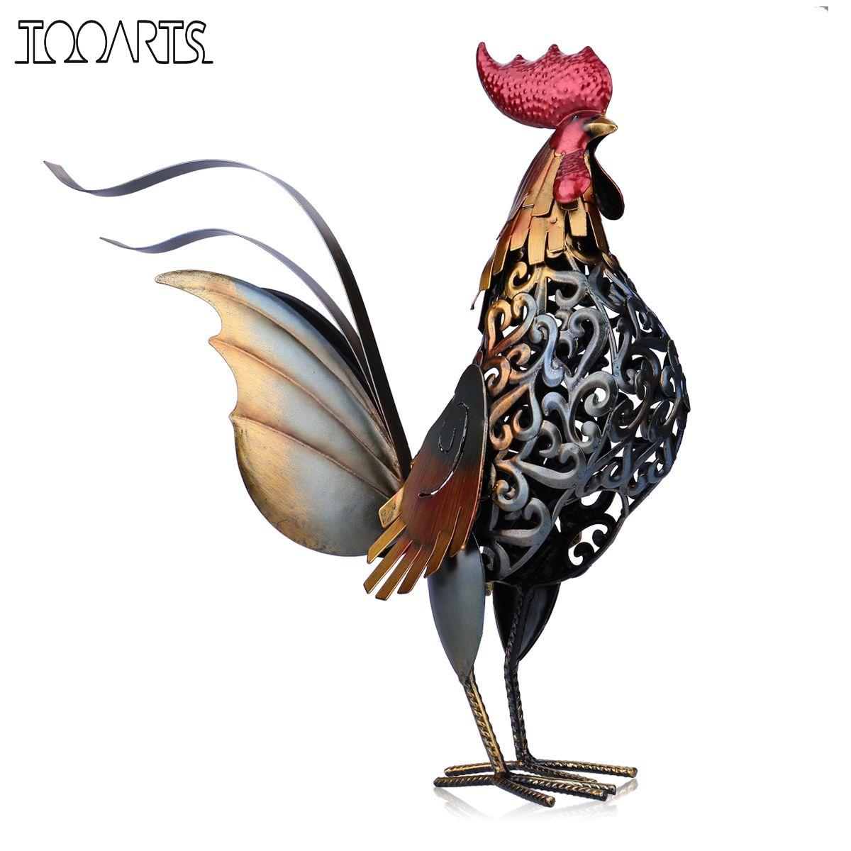 Colorful Craft Iron Rooster