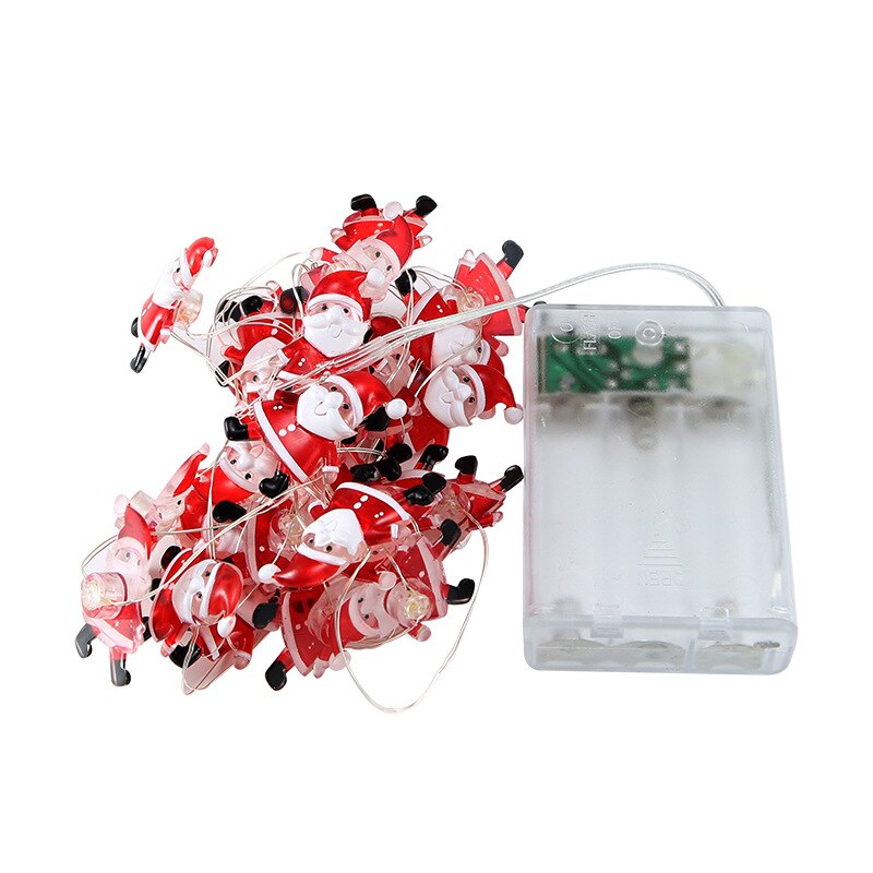 Figurine Christmas Tree LED Garland String Light Christmas Ornaments