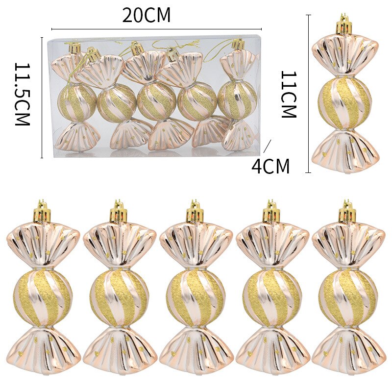 Candy Christmas Ornaments