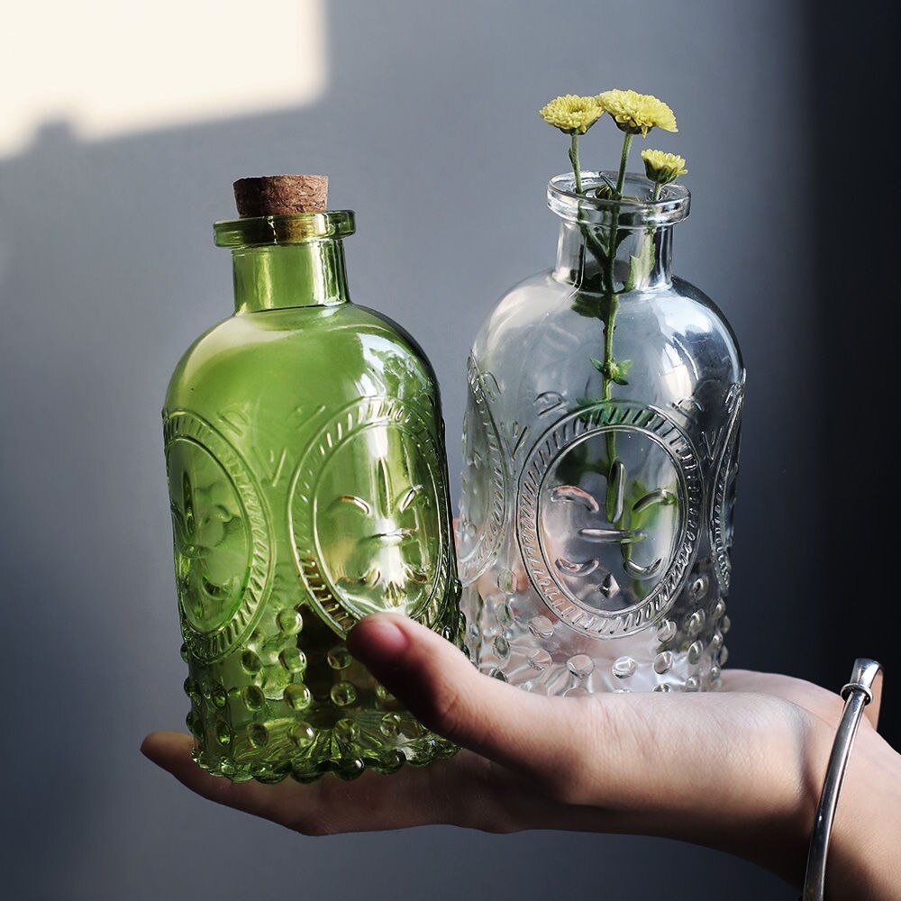Decorative Fresh Vintage with Cork Bottle Decoration