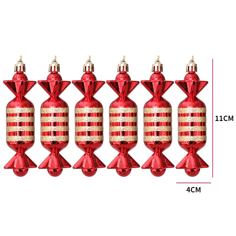 Candy Christmas Ornaments