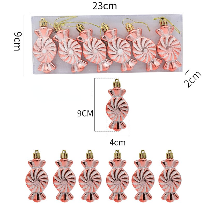 Candy Christmas Ornaments