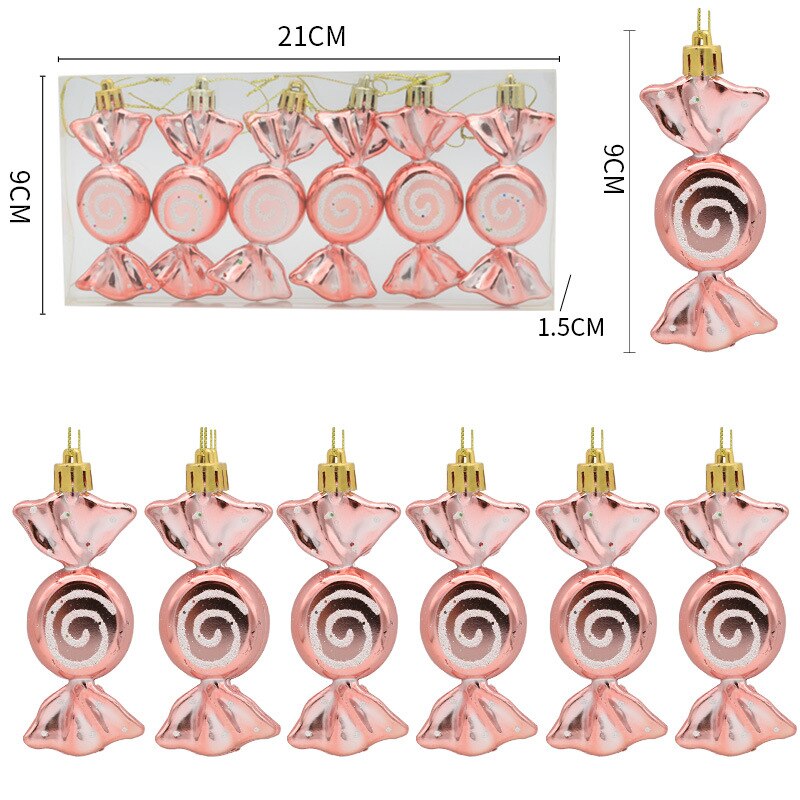 Candy Christmas Ornaments