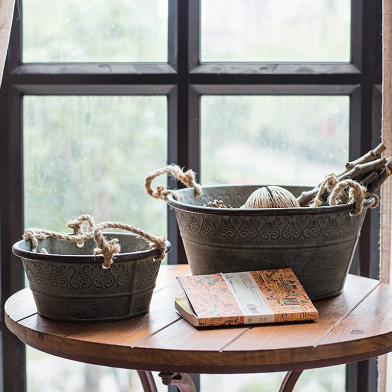 American Farm Vintage Basin  Set of 3 Pieces