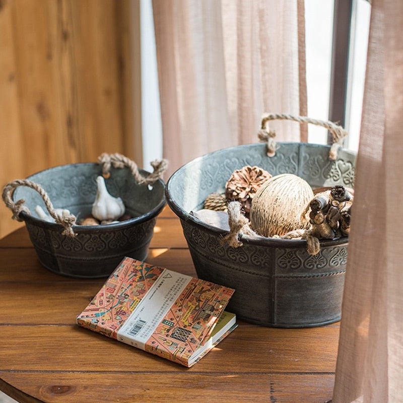 American Farm Vintage Basin  Set of 3 Pieces