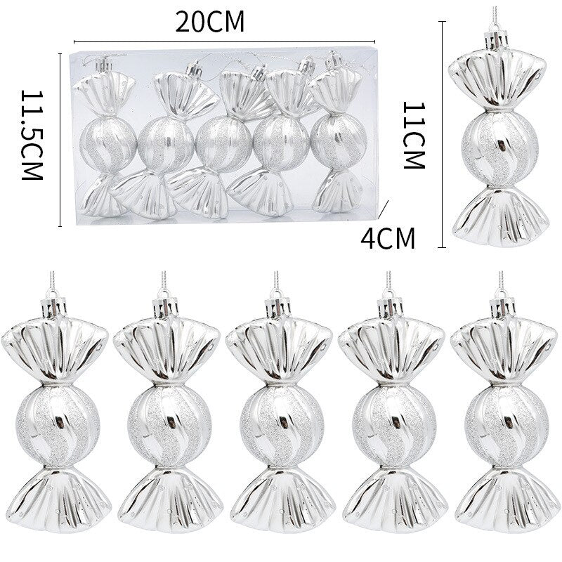 Candy Christmas Ornaments