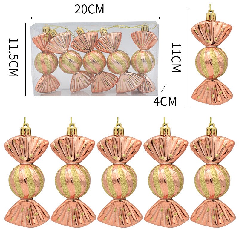 Candy Christmas Ornaments
