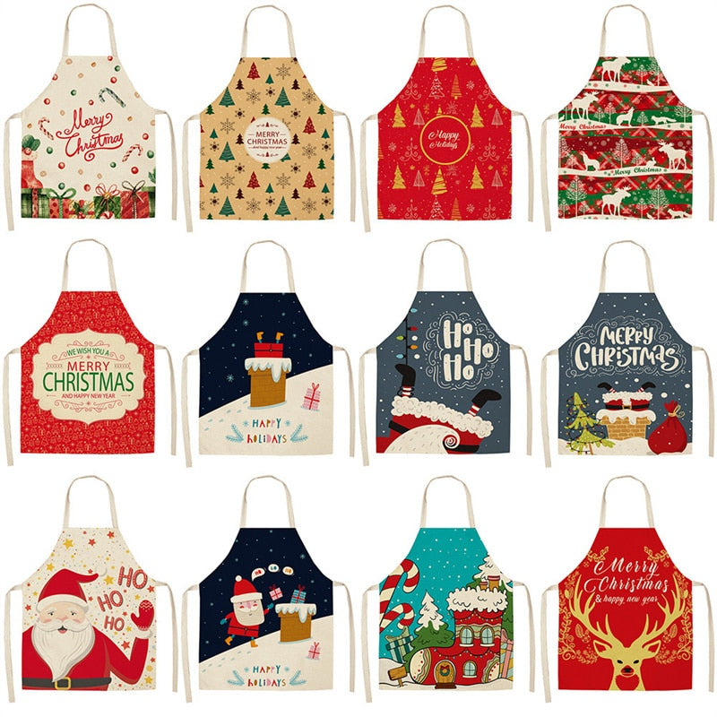 Merry Christmas Kitchen Apron
