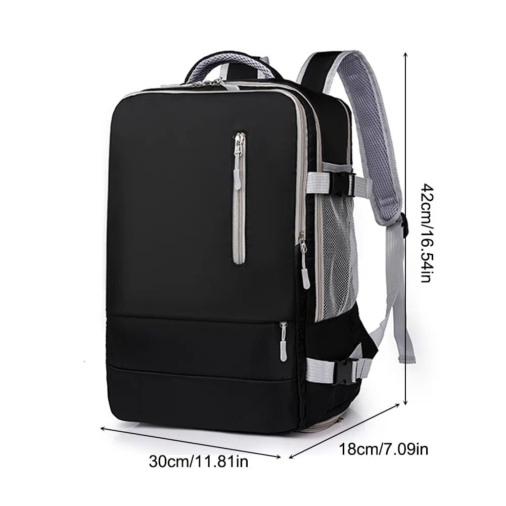 Suitcase Travel Backpack for Men and Women with USB