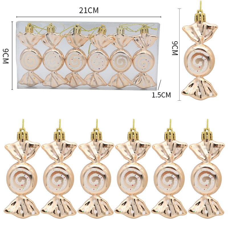 Candy Christmas Ornaments