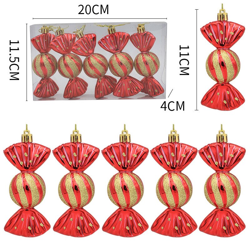 Candy Christmas Ornaments
