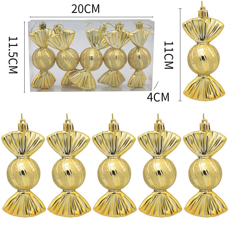 Candy Christmas Ornaments