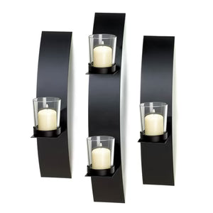 Contemporary Wall Sconce Trio