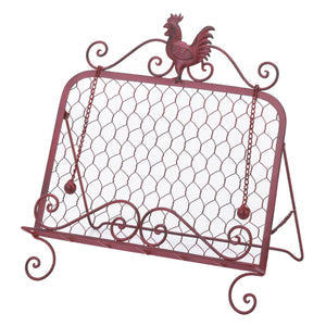 Red Rooster Cookbook Stand