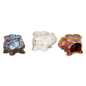 Elephant Oil Warmer Trio