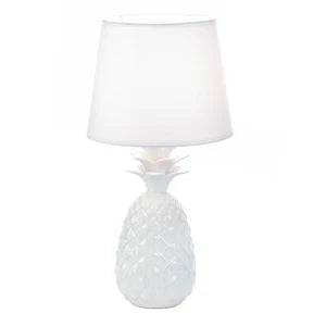 White Pineapple Table Lamp