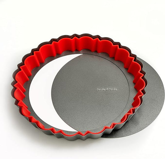 Patz&Patz Fluted Tart Pan with Removable Bottom