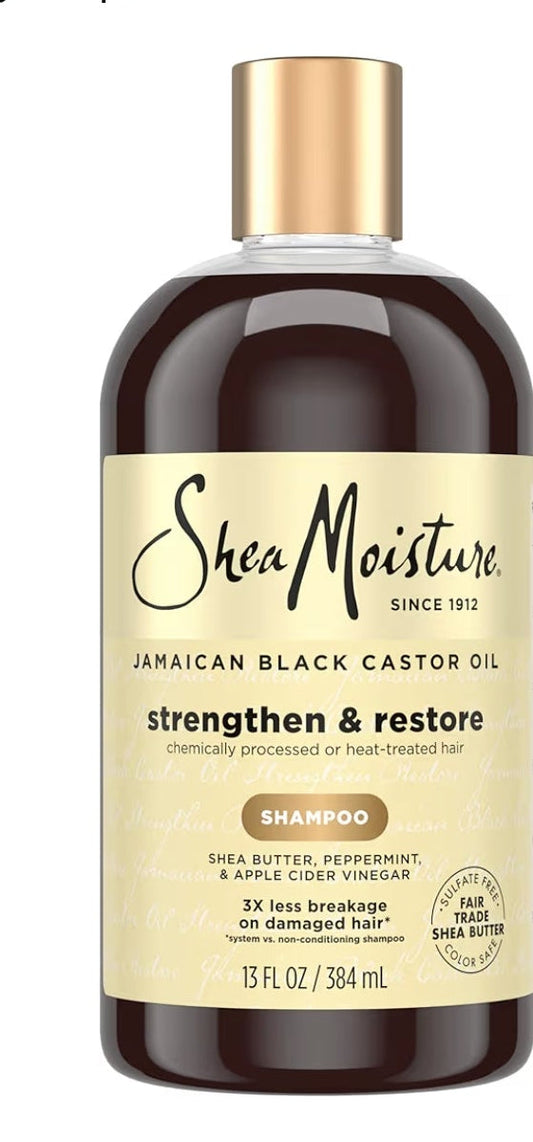 SheaMoisture Jamaican Black Castor Oil Strengthen & Restore Shampoo – 13 fl oz
