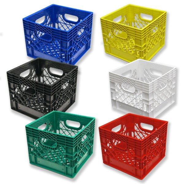 Stackable Storage Crates – Bulk Utility Set