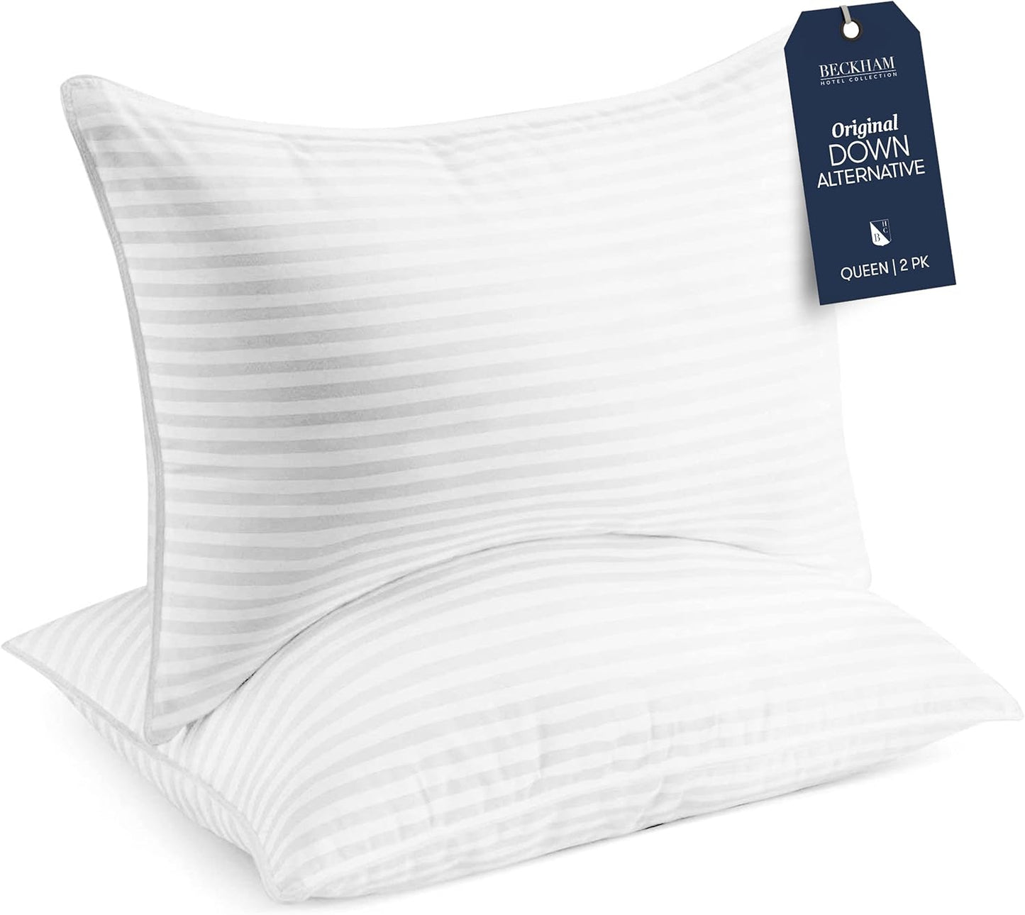 White memory foam bed pillow with ergonomic support design for comfortable sleep