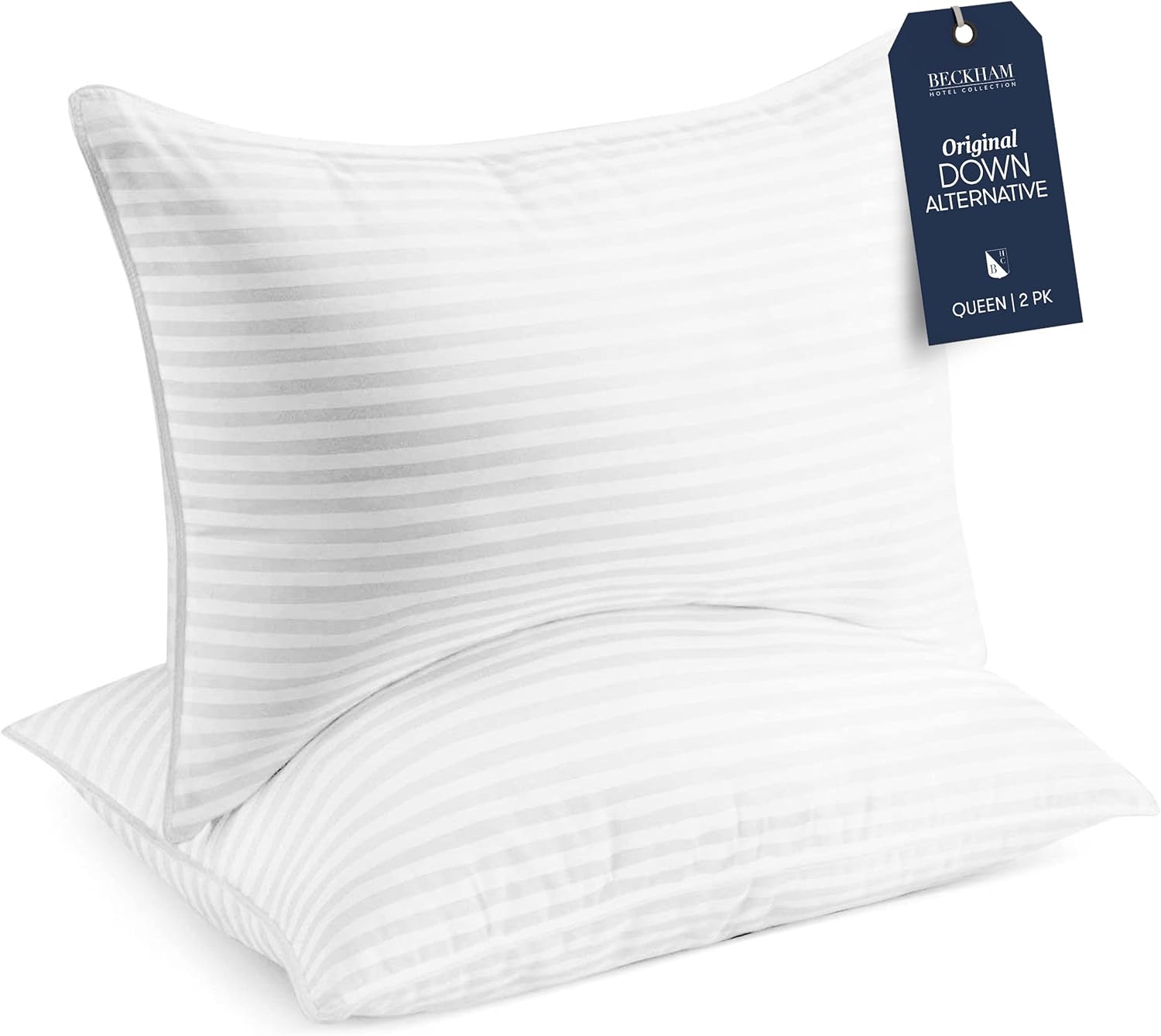 White memory foam bed pillow with ergonomic support design for comfortable sleep