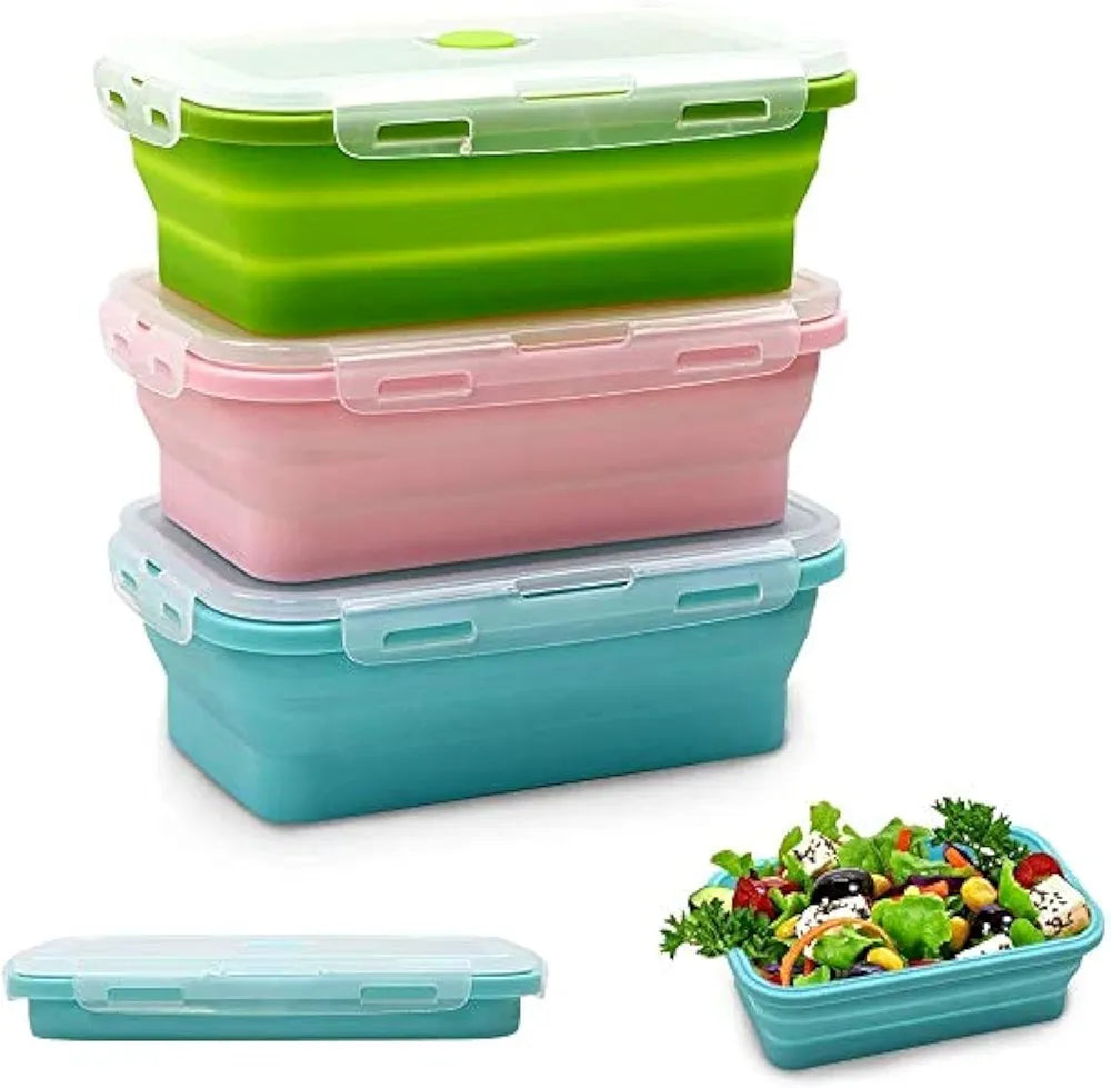 Silicone Stacker Food Container Set of 3
