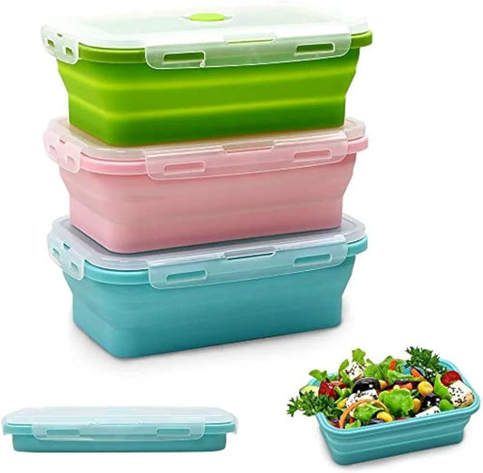 Silicone Stacker Food Container Set of 3