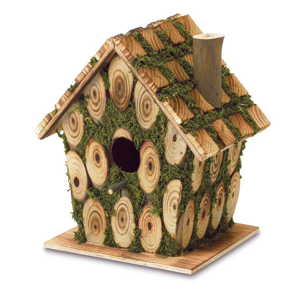 Moss-edged Birdhouse