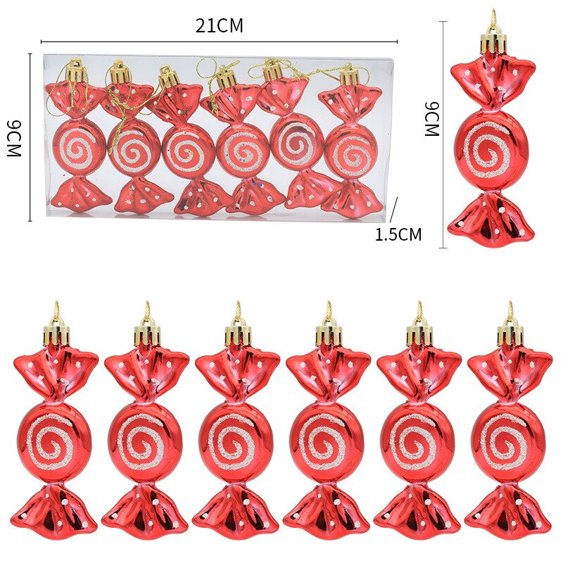 Candy Christmas Ornaments