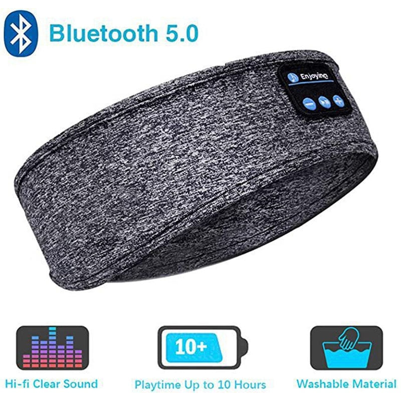 Sleep Headphones Bluetooth Headband, Upgrage Soft Sleeping Wireless Music Sleeping Headset