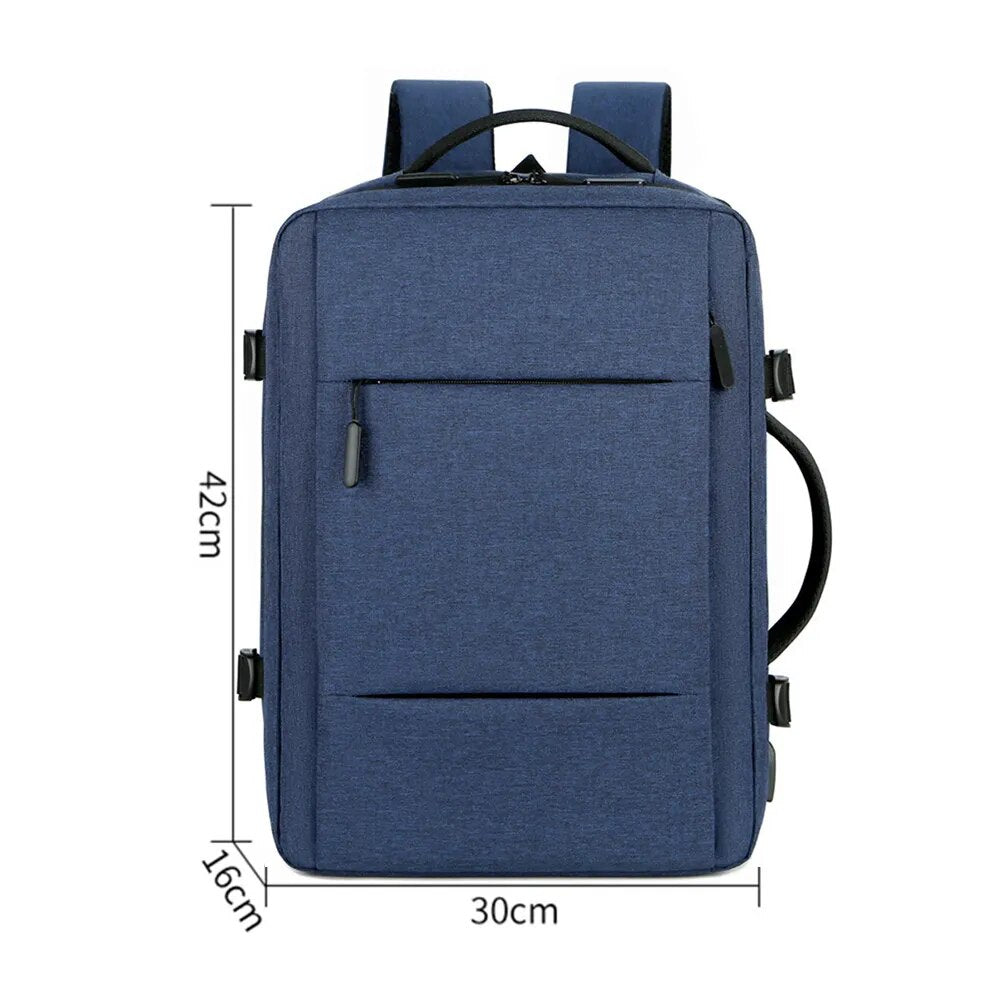 Suitcase Travel Backpack for Men and Women with USB