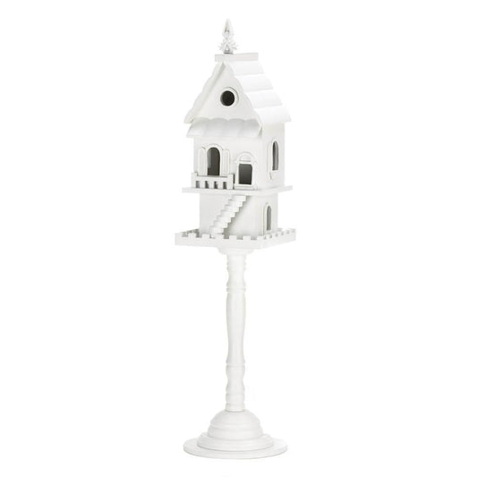 Two Story Pedestal Birdhouse